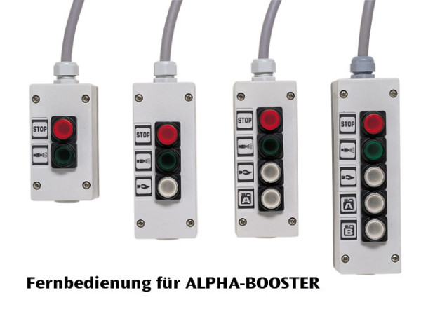 ALPHA BOOSTER Fernbedienung