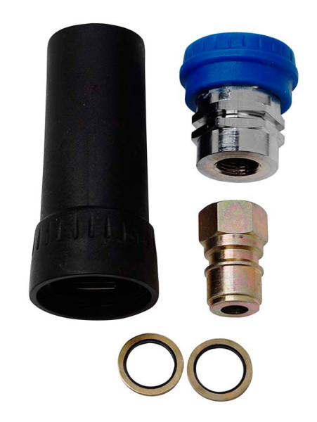 Schlauchkupplung Set (Dose, Nippel, Schutzhülle)